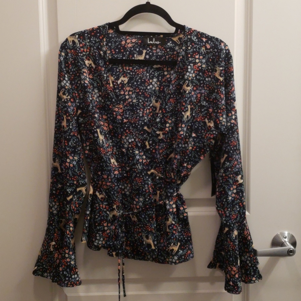 Lulu's Wrap Blouse